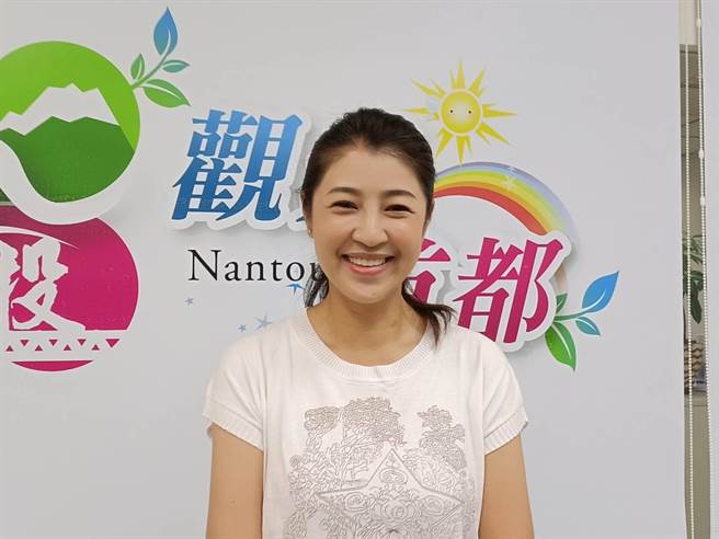 南投县长参选人许淑华表示，自己绝对不可能有退选的问题。（陈淑娥摄）