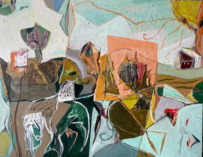 「心中的唯一」画面中所能得到的自由是现实世界所无法比拟的，所以废寝忘食沉溺于此，终究理解自己而离群索居。(照片/高雄市文化中心提供)