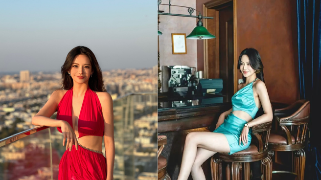 世界小姐官方微博发布的官宣文字中，秦泽文拥有跨行就读的金融专业硕士学歷，不久后遭质疑造假，官网随后删去硕士学位叙述，增加了体重等信息。（图／小红书）