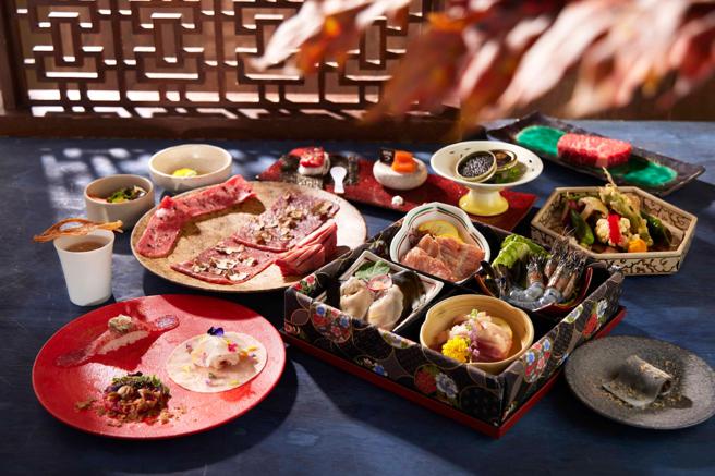 「和牛47 – 和牛烧肉怀石」推出秋雅、秋盛套餐，以秋季的森林意境为题打造海陆美味。（乾杯集团提供）