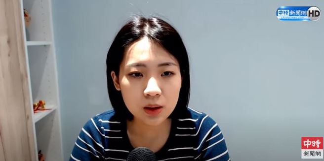 台北市议员徐巧芯。(取自中时新闻网影片)