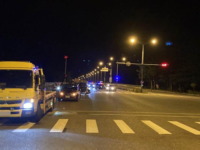 暑假期間，台九線花東路段車流量較大。（鳳林警分局提供／王志偉花蓮傳真）