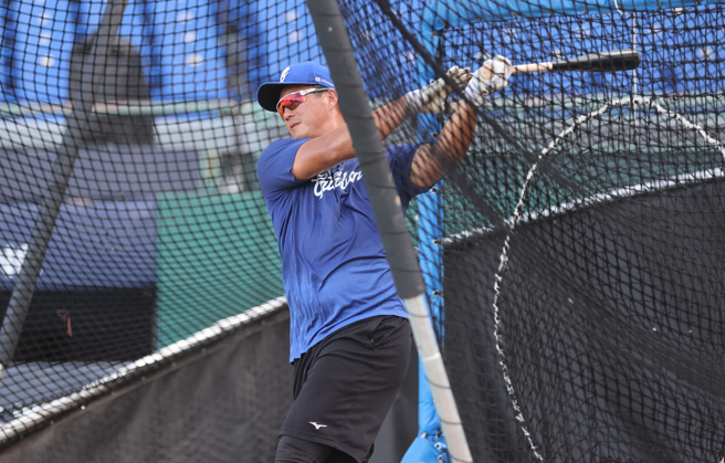 富邦悍将高国辉相隔月余回到一军战场。（富邦悍将提供）