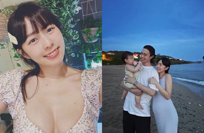 「最美校花」簡廷芮2020年升格人妻，目前懷有二胎。(圖／取自簡廷芮臉書)