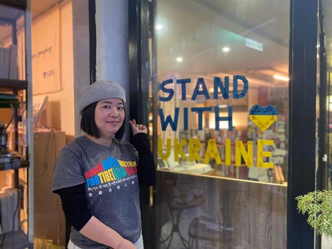 废死联盟执行长林欣怡今天在脸书写下千字文反击张雅琴。(图／林欣怡脸书)