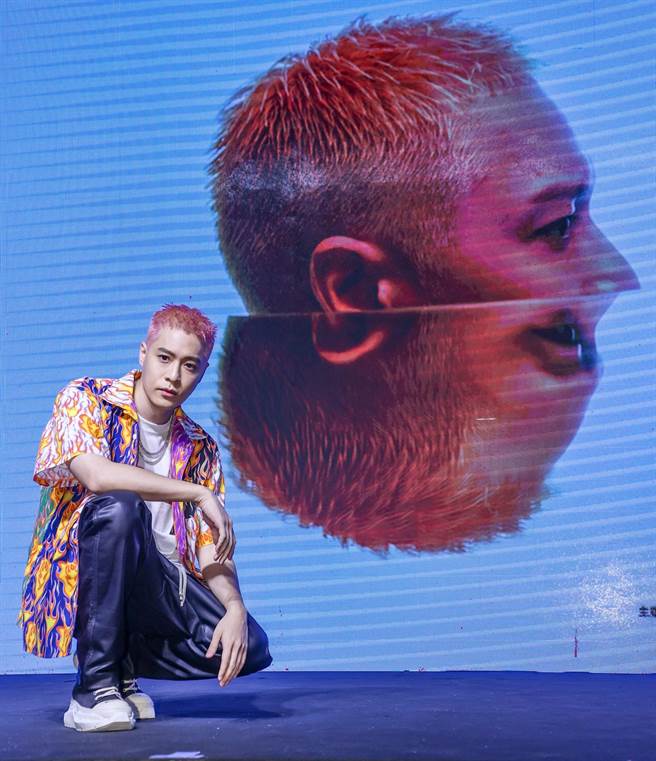 周汤豪今举办记者会，在现场释出新歌。（罗永铭摄）