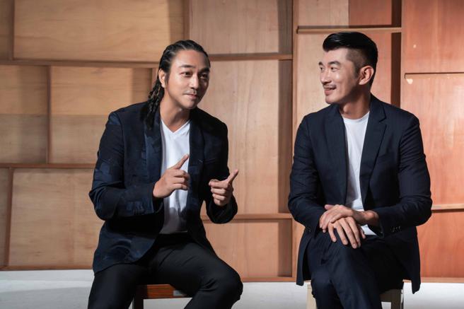 俞凡鏮、严孝铭，由模特儿出道经歷过许多演出经歷后，成为一名秀导。（摄影/石智中、服装/Salvatore Ferragamo、妆髮/吕任犀）