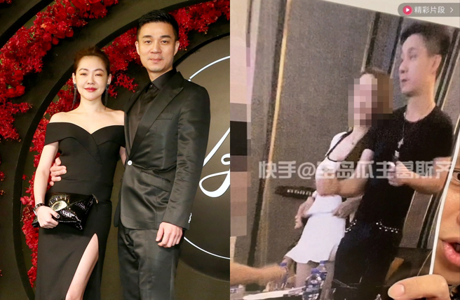 小S老公许雅钧先前被爆夜店搂妹。（图／中时资料照片；翻摄自台湾最强跟拍摄影师小葛微博）