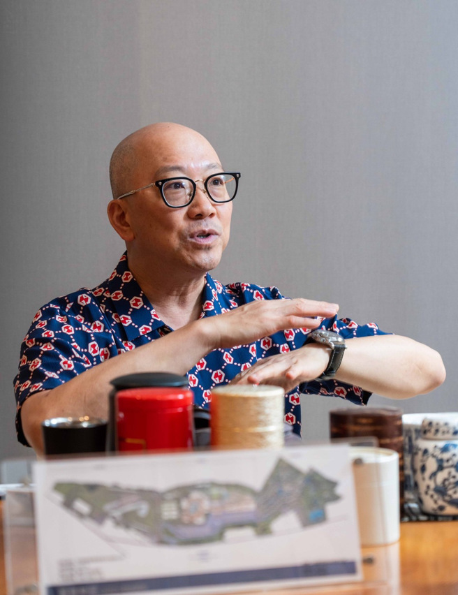 陈志鸿分享经营的理念及心路歷程。（石智中摄）