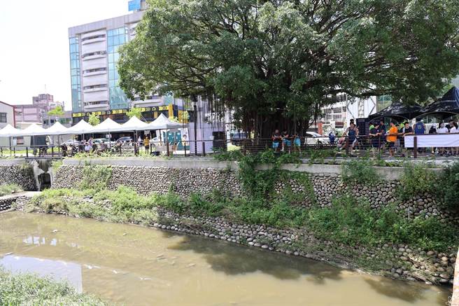 云林县斗六市云林溪整治工程重现风华，唤起亲水梦创造休憩空间。（云林县政府提供／张朝欣云林传真）