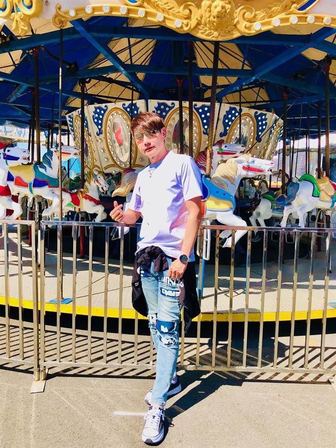 包伟铭昨受邀参与「欢庆中秋同游嘉年华」活动。（翰森娱乐提供）