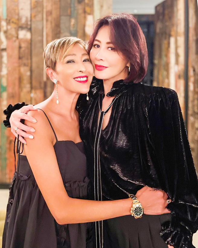 劉嘉玲現身上山詩鈉的慶生會。（圖／翻攝自annaboop IG）