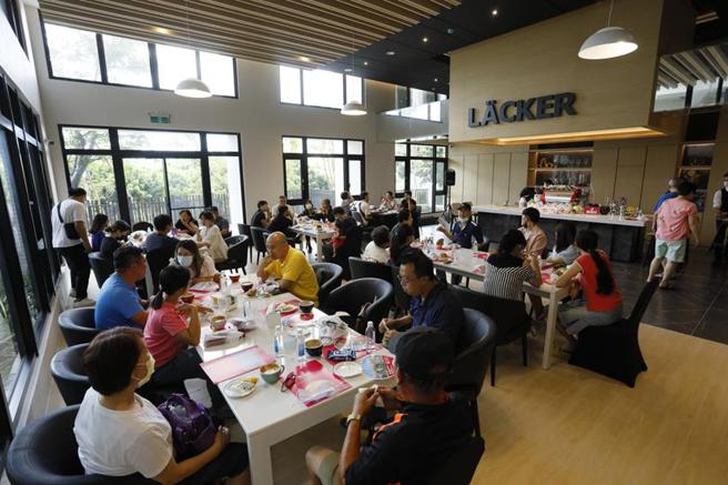 （隆大营建27日邀请已购客回娘家，提前让准住户体验未来好生活。图／顏瑞田）