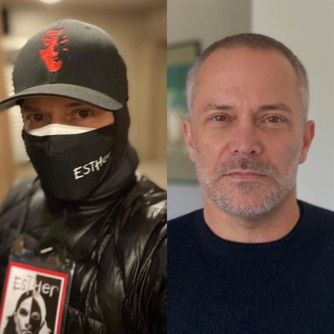 导演威廉在片场包得密不透风。（摘自WilliamBrentBell IG）