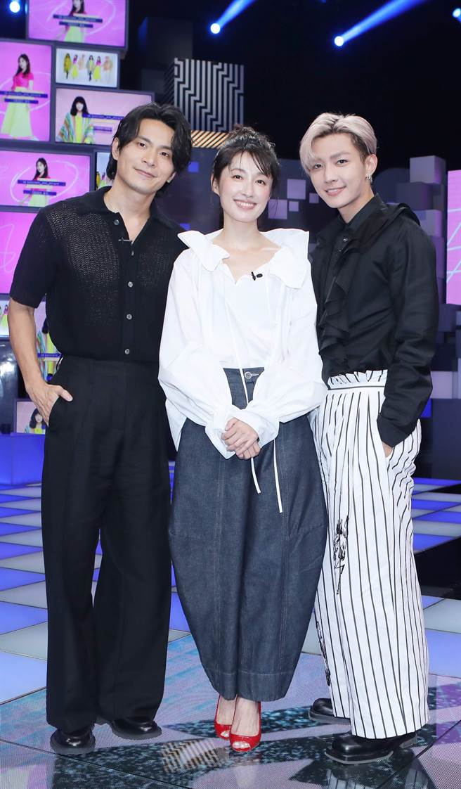 《我愿意》主演姚淳耀（左起）、田中千绘、炎亚纶上《36题爱上你》。（公视提供）