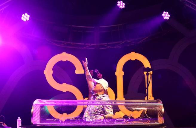 具俊晔27日晚间在S2O演出，让现场气氛嗨到最高点。（太平传播提供）