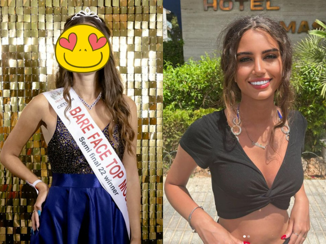 20岁女大生梅丽莎·拉乌夫（Melisa Raouf）以素顏参赛。(图/截自@melisaraouf IG)