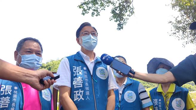 國民黨桃園市長參選人張善政。（資料照／賴佑維攝）