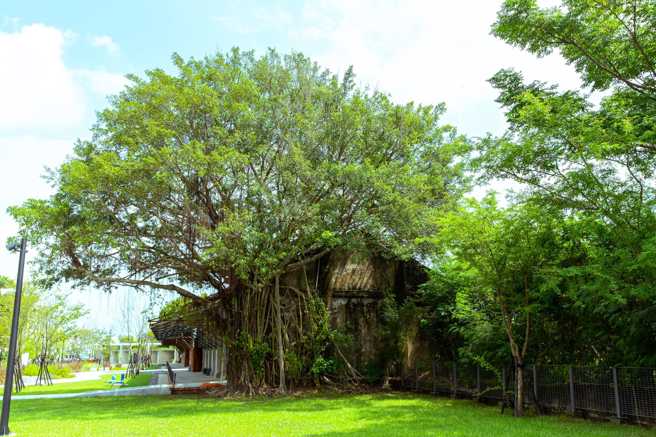 位於台鐵隆田車站旁的「隆田chacha文化資產教育園區」。（圖 / 翻攝自黃偉哲臉書）