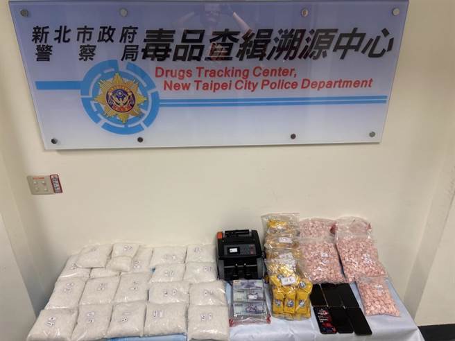 警方当时在该铁皮违建内查获大量毒品。（芦洲警分局提供）