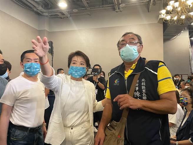 台北市前副市长黄珊珊今天正式宣布参选台北市长。（杨亚璇摄）