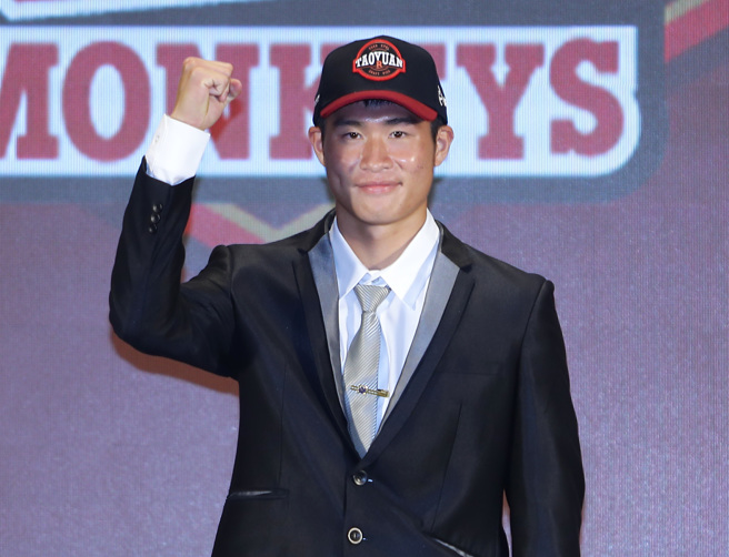 樂天桃猿在2022年季中選秀首輪選進捕手宋嘉翔。（資料照，季志翔攝）