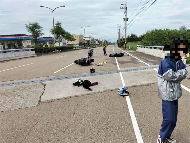 3人环岛之旅因为车祸提前结束。（翻摄照片／李京升苗栗传真）