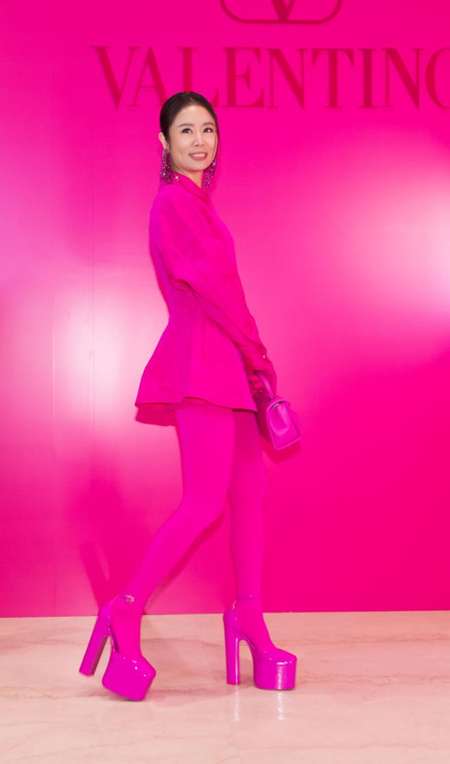 女星林心如。(吴松翰摄)