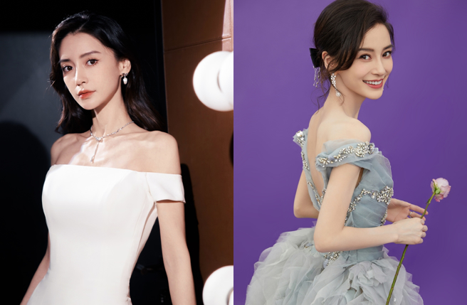 Angelababy外貌精緻，一舉一動都充滿女神氣質。（圖／微博）