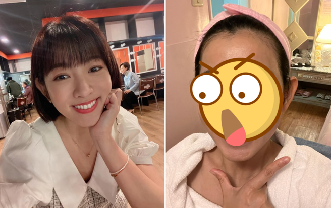 米可白公开没化妆也无修图的照片。（图／FB@米可白）