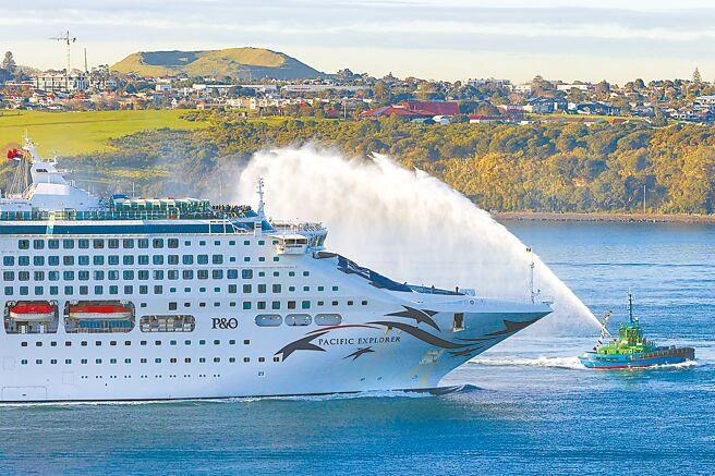紐西蘭喜迎遊輪圖╱美聯社
