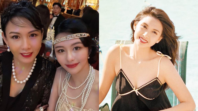 邱淑貞的3女兒各個貌美如花。(圖/沈月 IG、中時資料照)