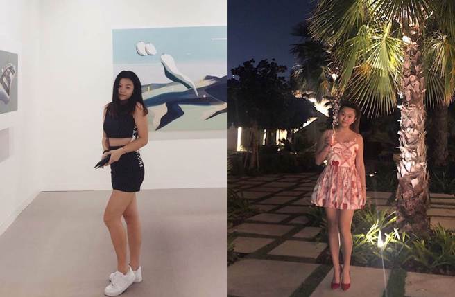 二女兒沈日偏好歐美風打扮。(圖/沈月 IG)