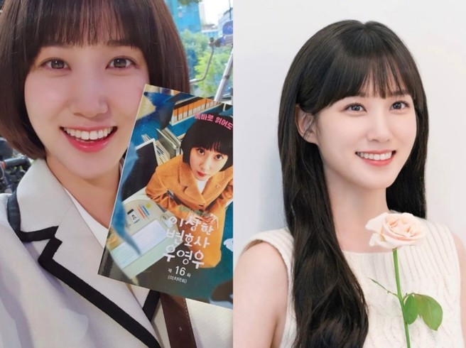 朴恩斌长髮造型曝光，网友盛讚她能够消化不同风格。（图/摄取自namooactors IG）