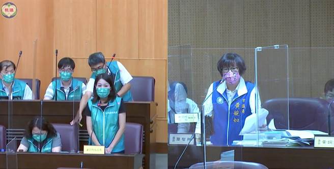 桃园今年停用22个资讯系统近6千万打水漂，市议员黄婉如认为资科局应负起监督之责。（陈梦茹翻摄）