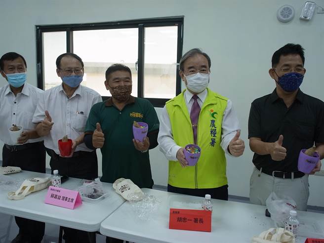 农粮署推动云林县水林乡甘藷产销履歷，打造全台示范点。（张朝欣摄）