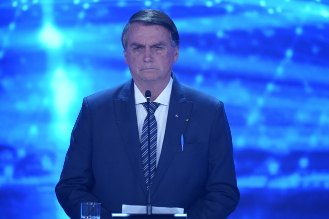 巴西总统波索纳洛（Jair Bolsonaro）。（图/ 美联社）