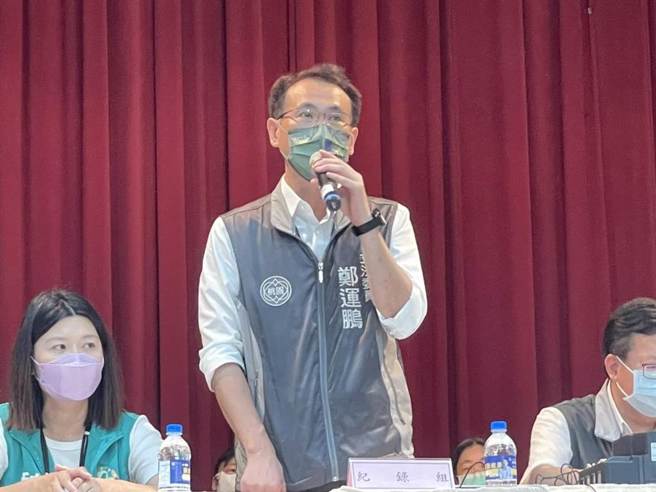 民进党桃园市长参选人郑运鹏。(吕筱蝉摄)