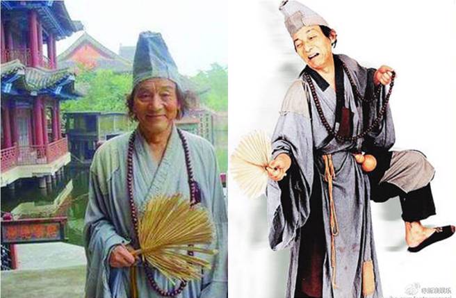 游本昌在1985年以电视剧《济公》成名。（图／取材自新浪娱乐微博）