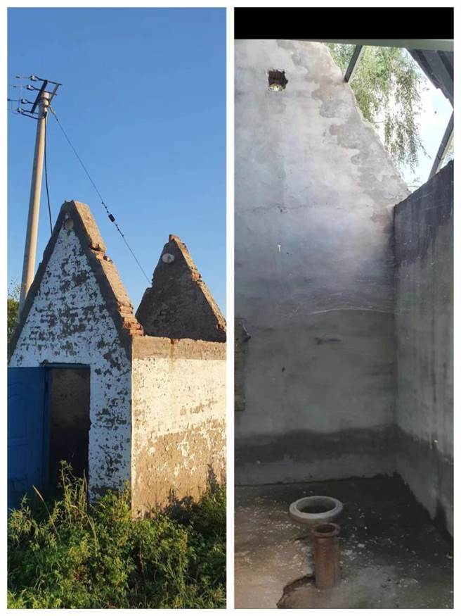 即时／内蒙古通辽大量农田机电井遭损毁废弃国库资金打水漂。机电井房门外长满杂草，内部空空如也。（新华社／国务院大督查第二督查组提供）