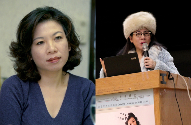 陳文茜早年多戴隱形眼鏡，直到角膜潰瘍才買了20多副眼鏡搭配造型。（圖／中時資料照片）