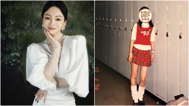 张韶涵亲曝16岁照片，冻龄模样引网大讚。(图/张韶涵 微博)