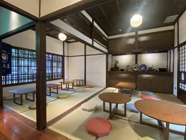 原台北刑务所官舍群打造成「榕锦时光生活园区」，8月31日起试营运，「京町山本屋」推出每日限量的「宇治金时刨冰」。（文化局提供／张芷瑜台北传真）