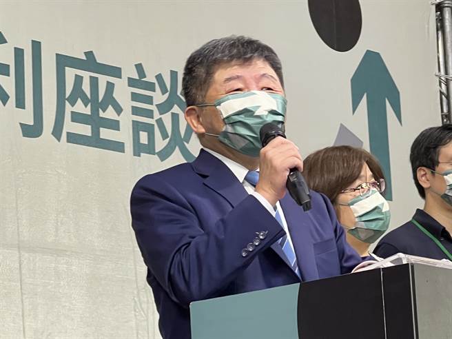 民進黨台北市長參選人陳時中。（黃婉婷攝）