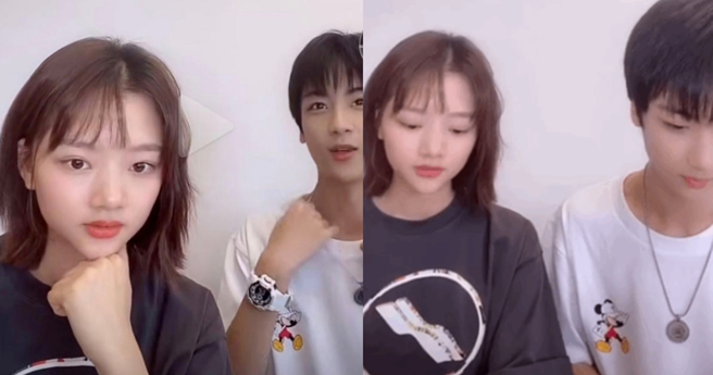 任敏去年上直播被边程惹哭。（图／取自新浪娱乐）