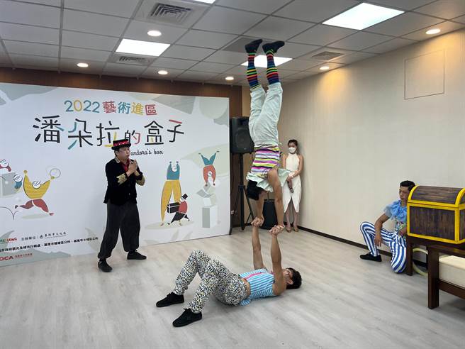 FOCA福爾摩沙馬戲團連3天在基隆3個不同地點演出。（陳彩玲攝）