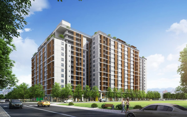 获得国家卓越建设奖「最佳社会住宅类」金质奖「东区尚武段社会住宅」共有802个单元，是目前台中市最大的社会住宅新建案，其中规划专为SOHO族设计的1房型单元，成为台中青年居住与创业基地。(图/台中市政府提供)