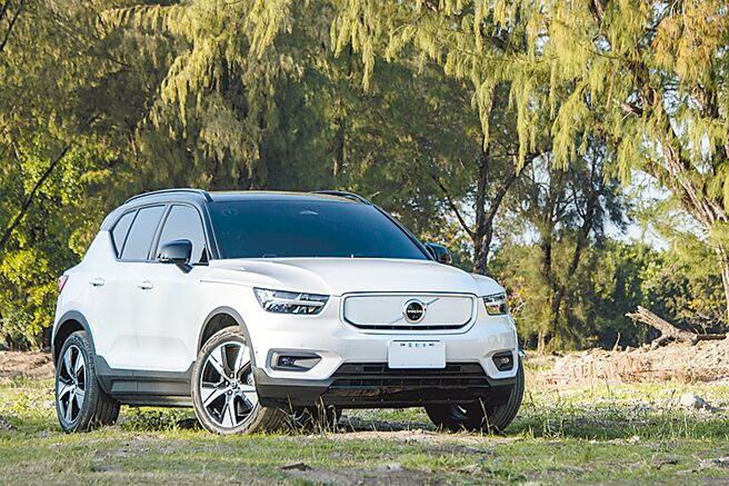 VOLVO XC40 Recharge具408hp/660Nm最大动力、465km续航里程，售价219万元。（陈大任摄）