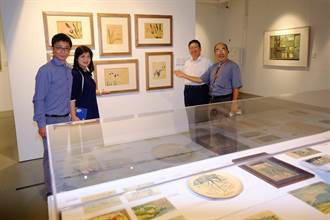 蕭如松百歲冥誕紀念巡迴展登場 展出上百幅畫、手稿
