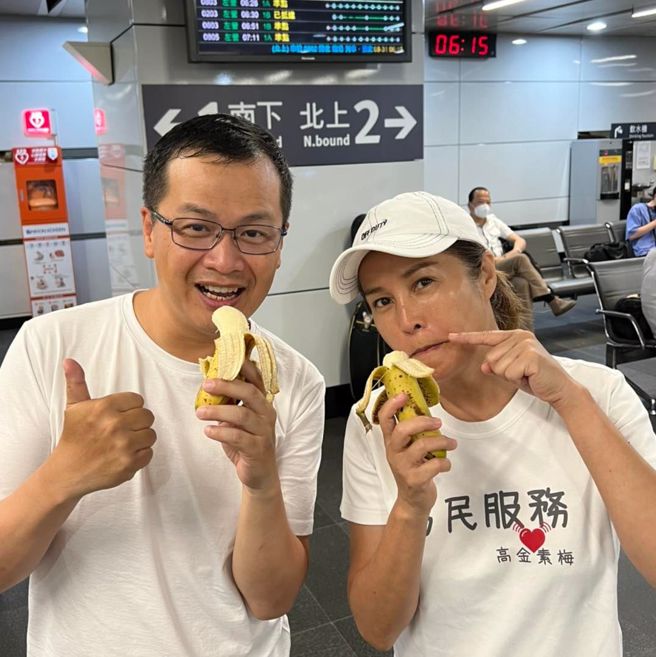 国民党台北市前议员罗智强（左）、无党籍立委高金素梅（右）。（图／取自罗智强脸书）